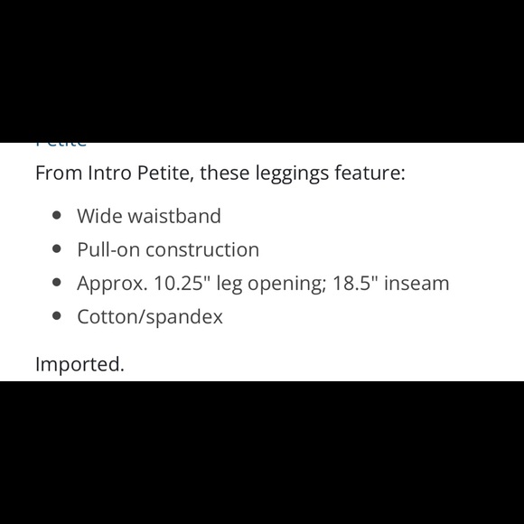 Intro “Love the Fit” Seamless Capri Legging Petite small - Picture 6 of 6